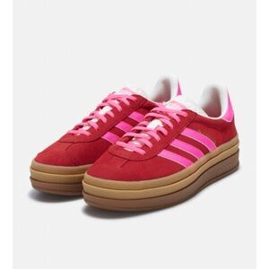 Adidas GAZELLE Women's Red and Pink Sneakers